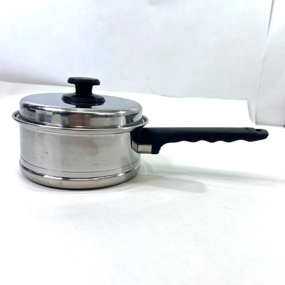 Lifetime 1.5‎ Qt Saucepan with Lid Stainless Steel USA Made 18/8 Vintage